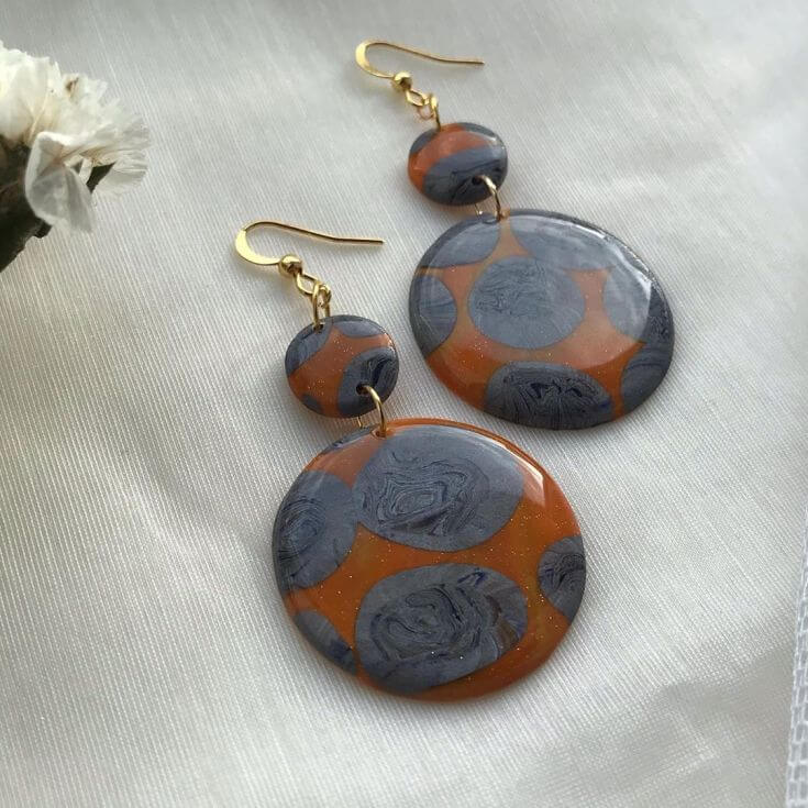 how to make clay earrings image