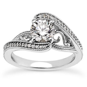 0.91 Carat Jolie Diamond Engagement Ring