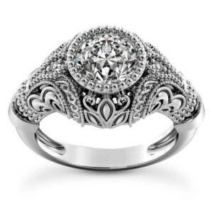 1 Carat Victorian-Era Diamond Engagement Ring
