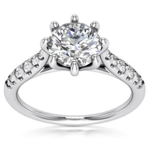 1.20 Carat Designer 8-Prong Diamond Engagement Ring