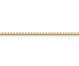 1.5mm 14K Gold Box Chain Necklace