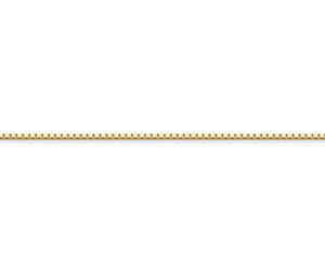 10K Gold 0.7mm Box Chain Necklace