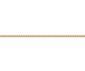 10K Gold 0.9mm Box Chain Necklace