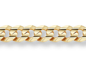 14K Gold 10mm Curb Bracelet
