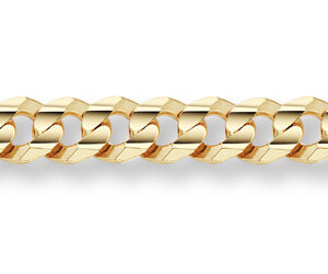 14K Gold 11mm Curb Bracelet