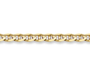 14K Gold 4.5mm Mariner Chain Necklace