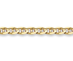 14K Gold 7mm Mariner Link Bracelet
