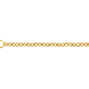 14K Gold Cable Chain Necklace, 1.5mm