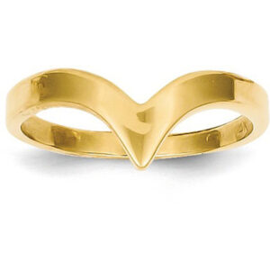 14K Gold Chevron Ring