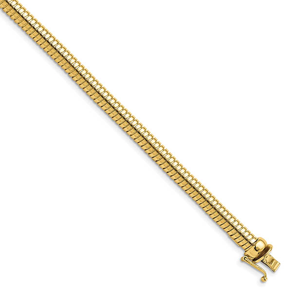 14K Gold Cleopatra Bracelet (4.7mm)