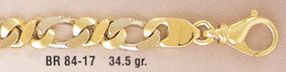 14K Gold Figaro Design Bracelet