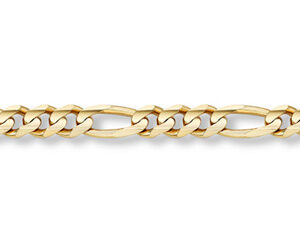 14K Gold Figaro Link Bracelet (7mm)