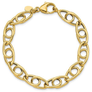 14K Gold Knotted Women's Italian Bracelet