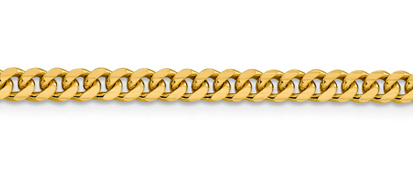14K Gold Miami Cuban Curb Link Chain Bracelet