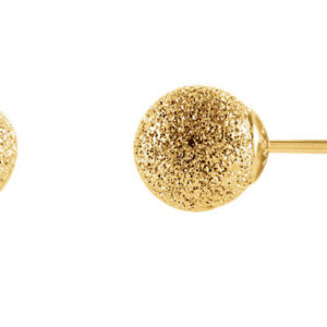 14K Gold Stardust Ball Earrings