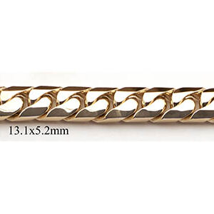 14K Solid Gold Handmade Miami Cuban Curb Link Bracelet