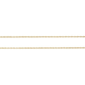 18K Gold 1mm Rope Chain Necklace