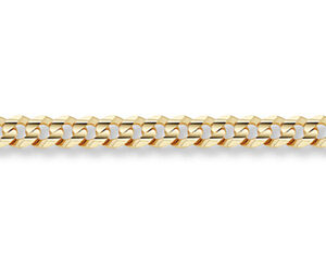 2mm 14K Gold Curb Chain Necklace
