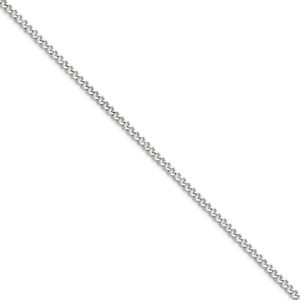 3mm Stainless Steel Curb Chain Necklace