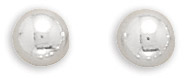5mm Sterling Silver Ball Stud Earrings