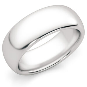 7mm Platinum Wedding Band Ring