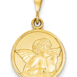Angel Jewelry Pendant, 14K Yellow Gold
