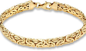 Byzantine Bracelet, 14K Yellow Gold (8mm)