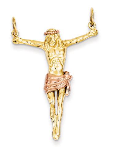 Corpus Pendant in 14K Yellow and Rose Gold