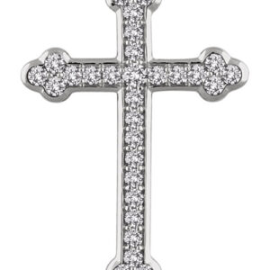 Crucified With Him Diamond Cross Necklace