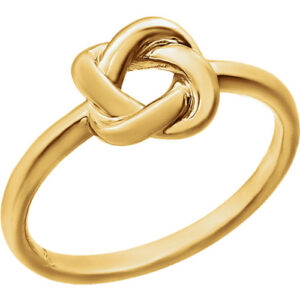 Designer Love-Knot Ring in 14K Gold