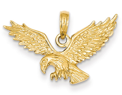 Eagle Pendant in 14K Gold