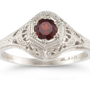 Enchanted Ruby Ring in .925 Sterling Silver