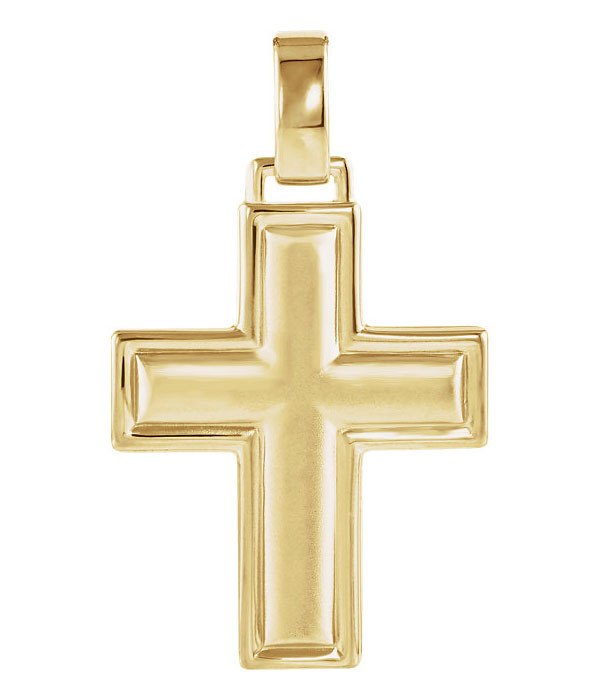 God's Grace 14K Gold Cross Necklace for Women