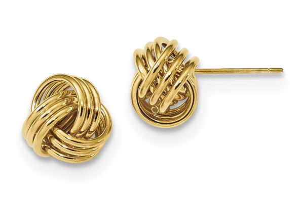 Italian 14K Gold Love-Knot Earrings
