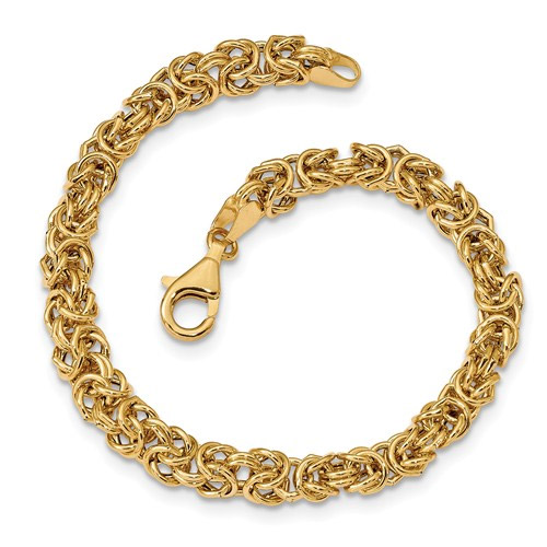 Italian Byzantine Bracelet in 14K Yellow Gold