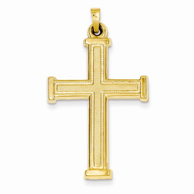 Latin Cross Pendant in 14K Yellow Gold