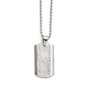 Liquid Stainless Steel Dog Tag Necklace