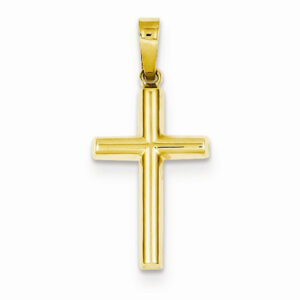 The Cross Means Salvation Pendant, 14K Gold