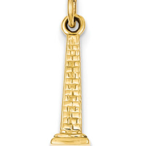 Washington Monument Jewelry Pendant, 14K Gold