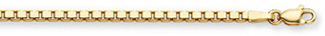 Women's 14K Gold Box Chain Bracelet (4mm)