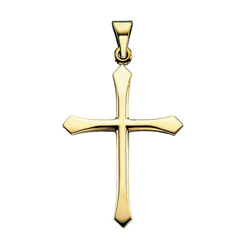 Women's 14K Gold Sword of God's Word Cross Pendant