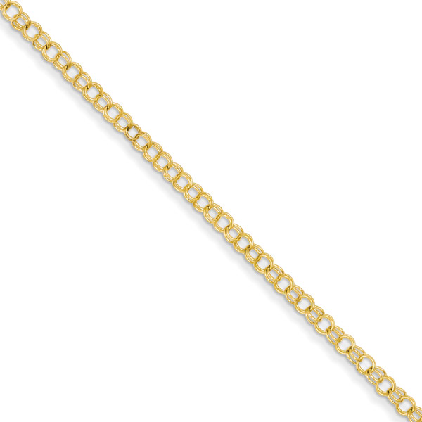 Women's Charm Link Bracelet in 14K Gold