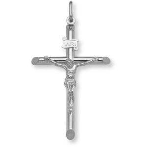 platinum crucifix pendant