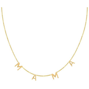the mama necklace 14k gold